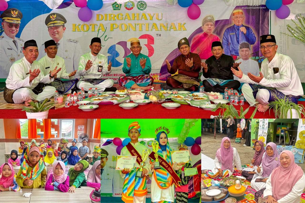 Semarak Budaya Melayu: MIN 1 Pontianak Sukses Gelar Perayaan HUT ke-255 Kota Pontianak dengan Nuansa Adat yang Kental